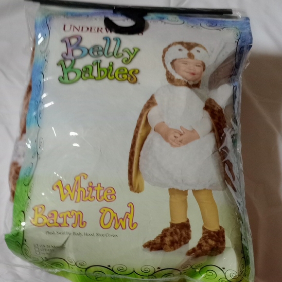 White Barn Owl Costume for Babies - Picture 1 of 5